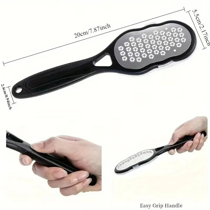Ergonomic Stainless Steel Foot File | Home Pedicure Essential