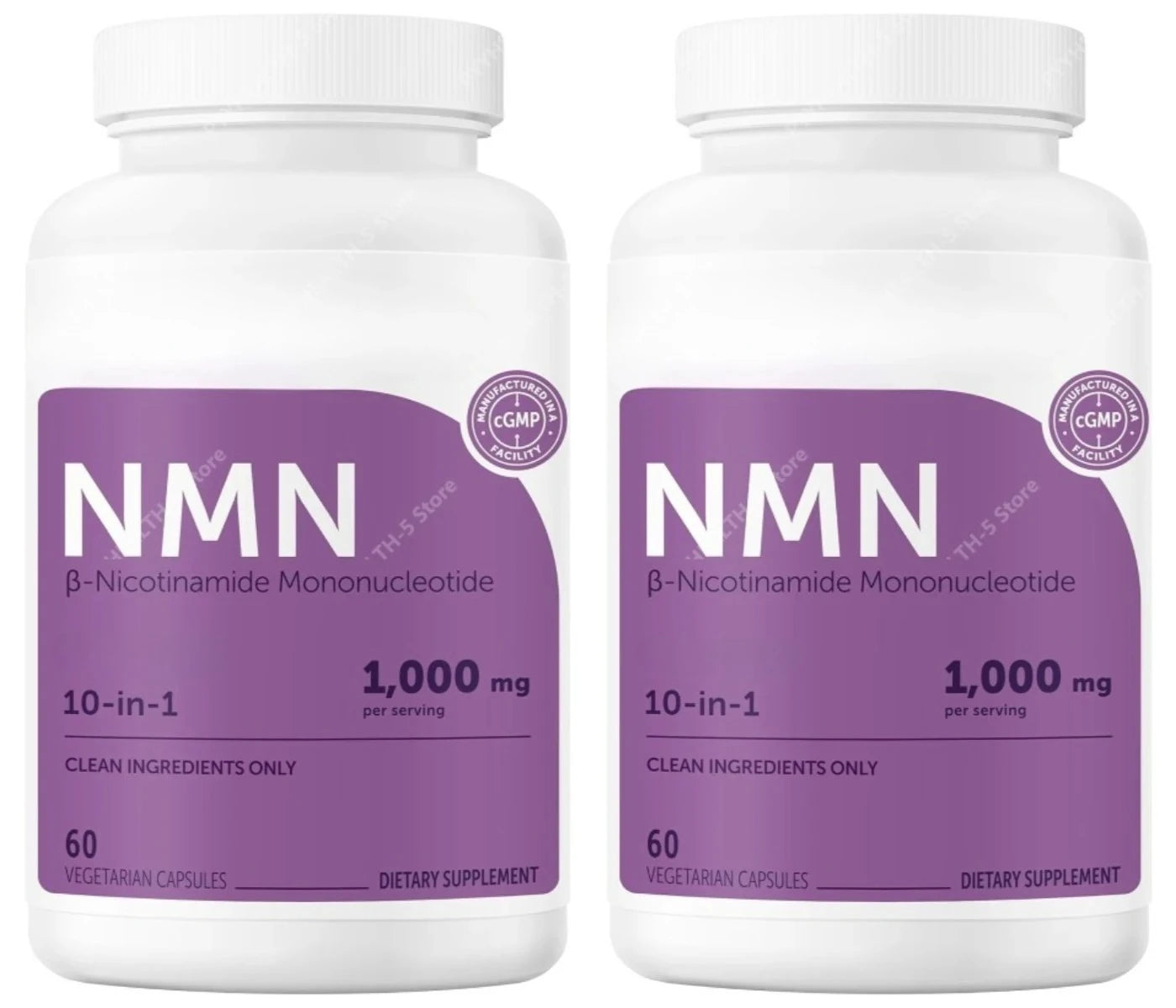 10-in-1 NMN Complex with Resveratrol & CoQ10 | 120 Veg Capsules