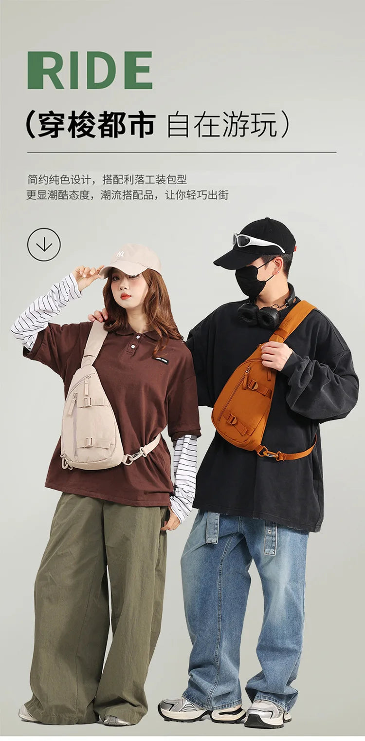 Multifunctional Lightweight Chest Bag for Casual Travel & Sports
