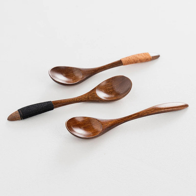 Small Wooden Spoon for Children | Natural Multi-Purpose Scoop
