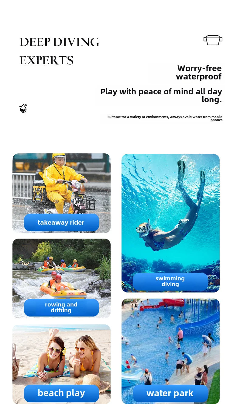 Universal Waterproof Phone Pouch | Secure Beach & Swim Protection