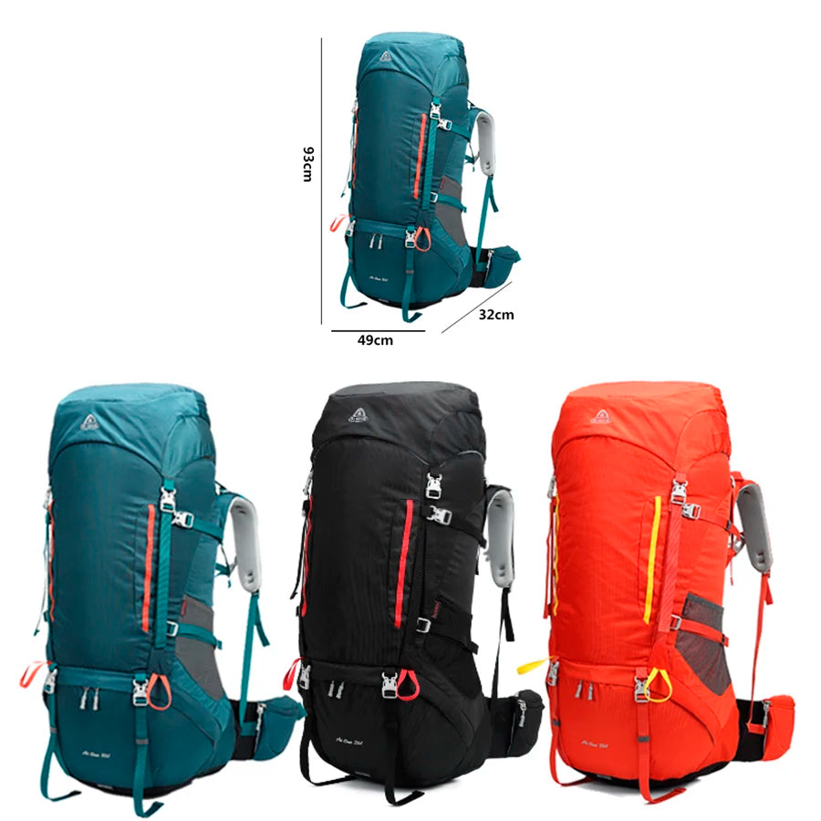 80L Large Capacity Travel Backpack | Waterproof Hiking Bag