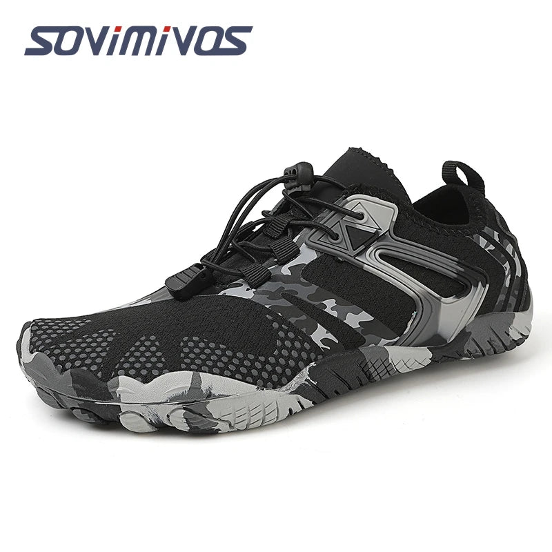 Unisex Swimming Water Shoes Men Barefoot Outdoor Beach Sandals Upstream Aqua Shoes Plus Size Nonslip River Sea Diving Sneakers