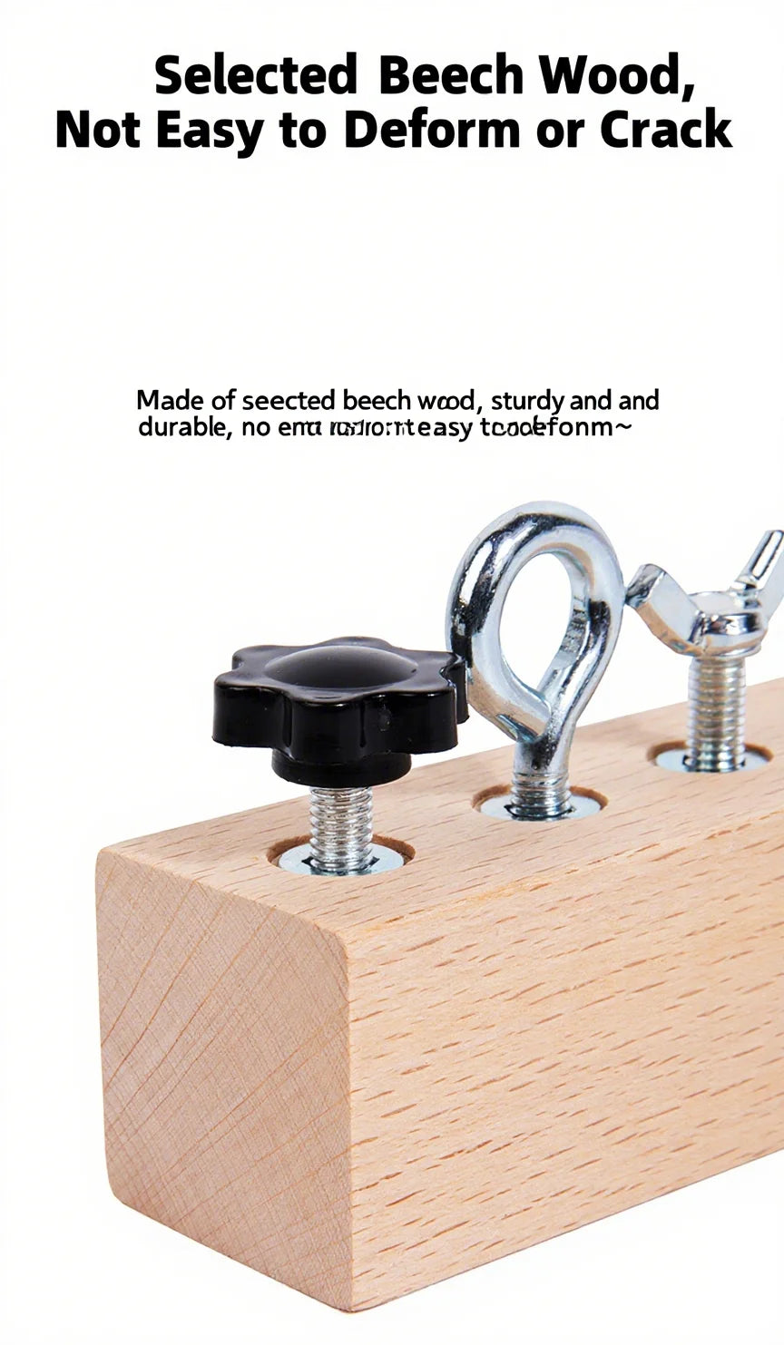Kids Wooden Screw Nut Disassembly Toy | Montessori Learning