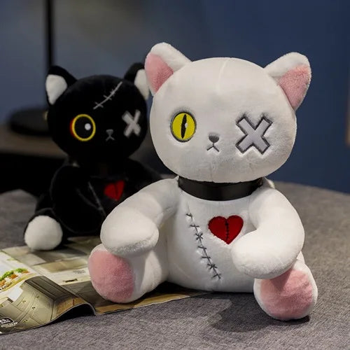 25cm Gothic Lolita Mood Cat Plush Toy | Cute Stuffed Animal Gift