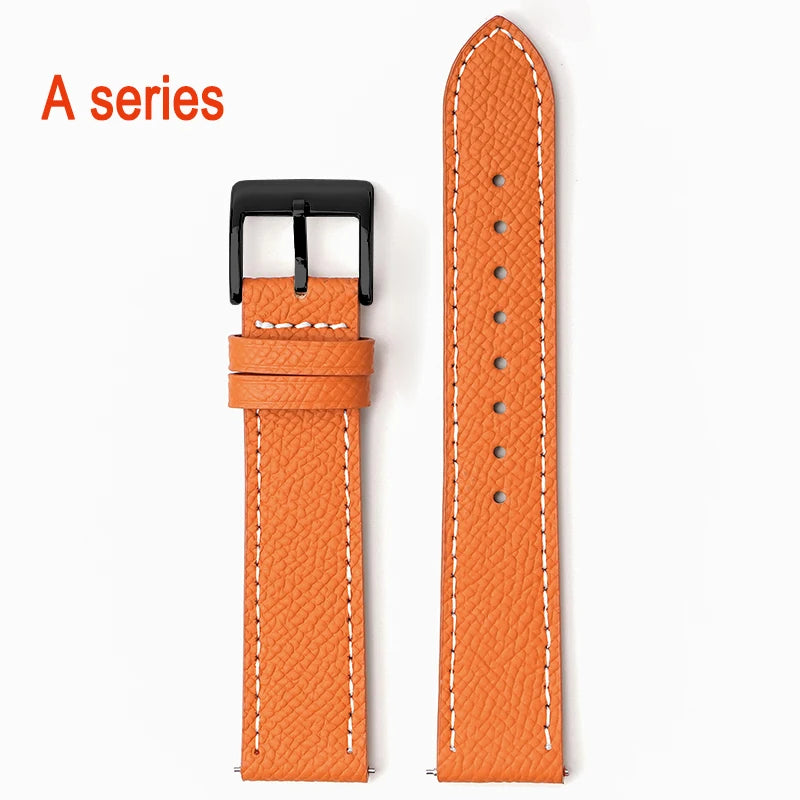 Calfskin Leather Watch Strap | Quick Release, Handmade Design