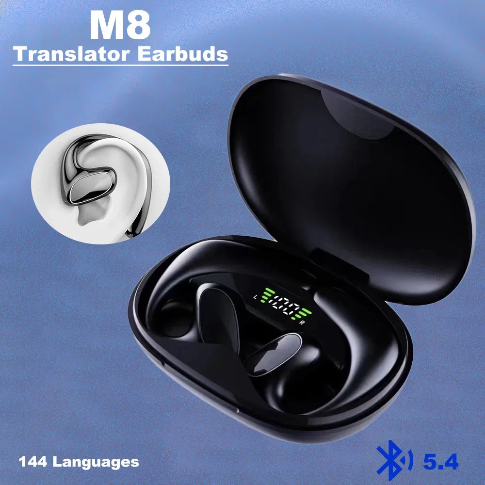 Wireless Language Translator Earbuds | High Accuracy & 144 Languages