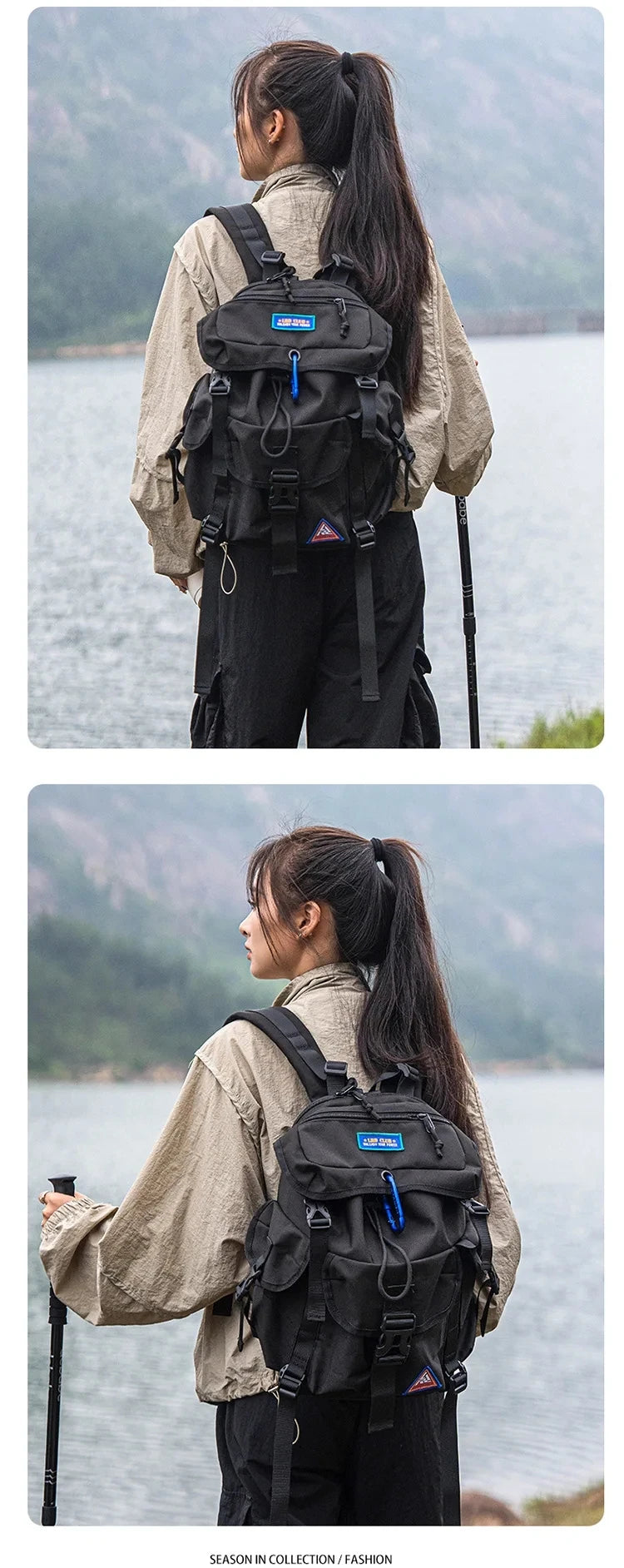Fashion Travel Backpack for Adventurers | Multifunctional Hiking Bag