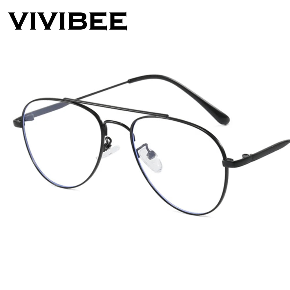 Stylish Retro Blue Light Blocking Glasses for Digital Comfort