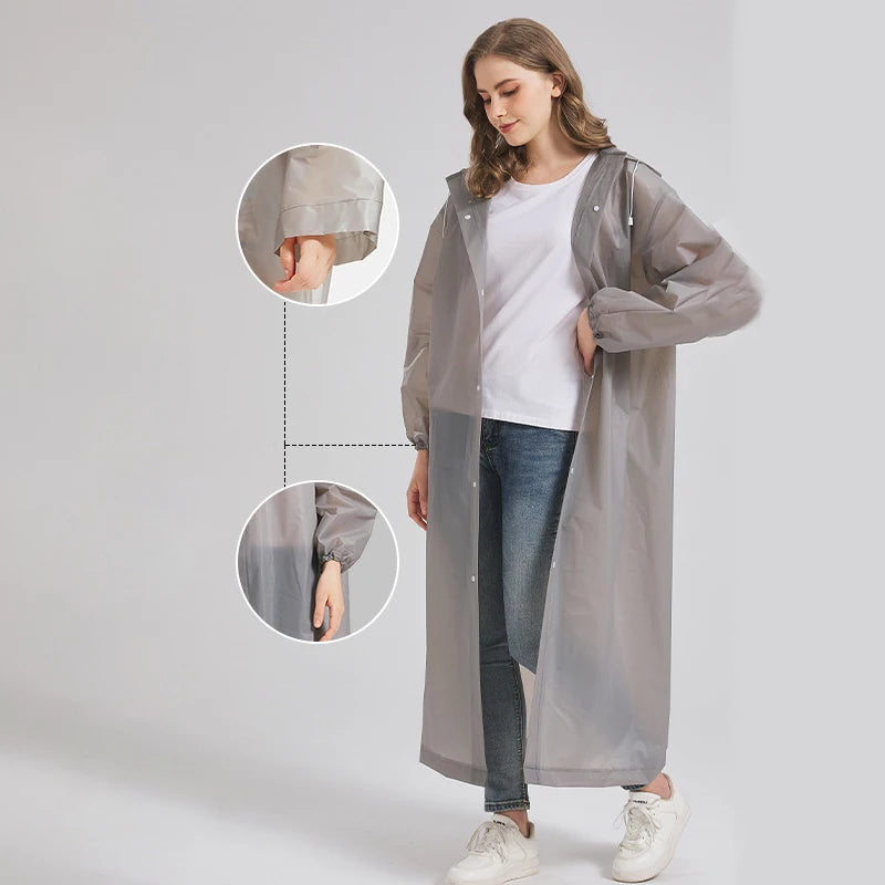 Impermeable de EVA para todas las edades | Chaqueta perfecta para exteriores