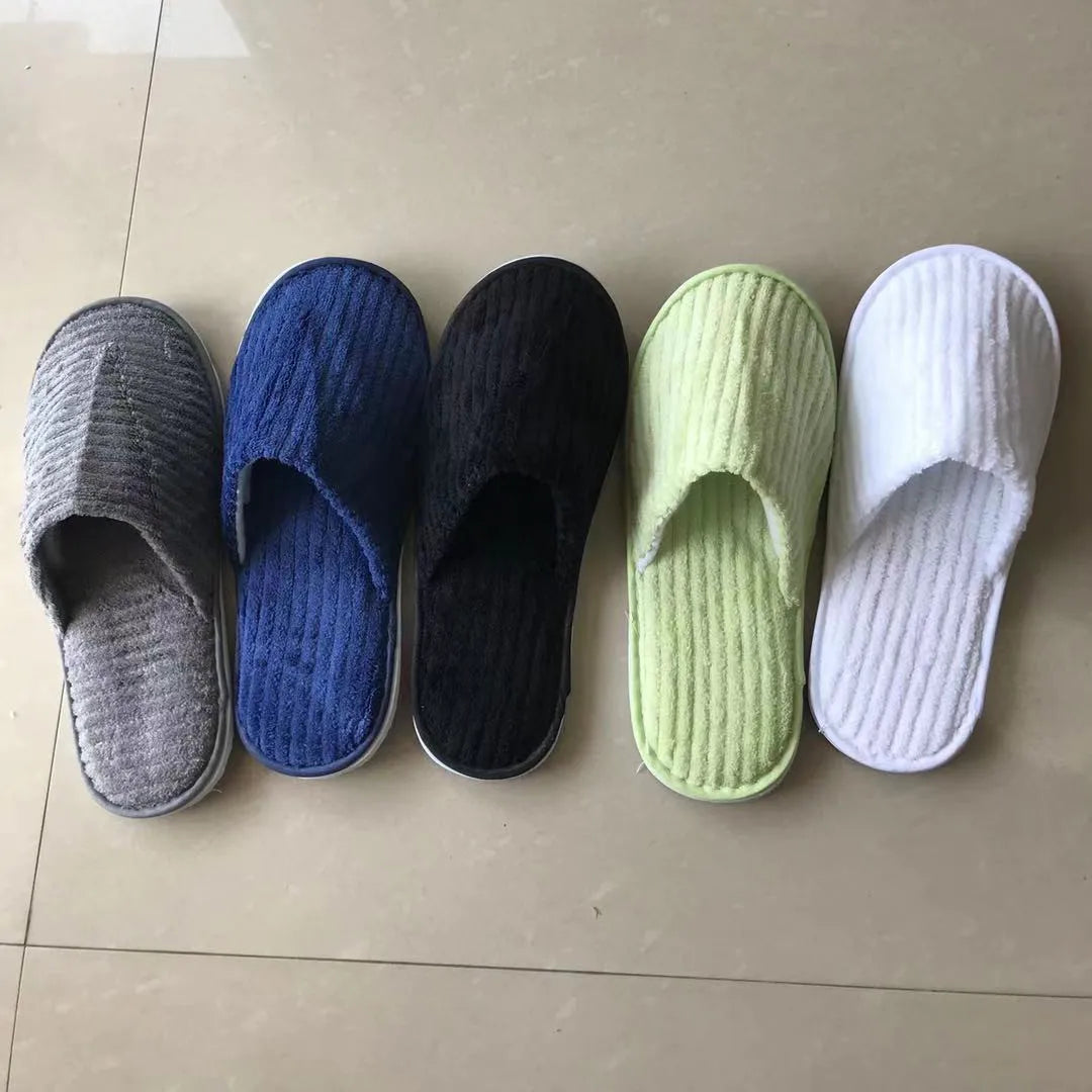Comfortable Disposable Cotton Slippers | Hotel & Home Use