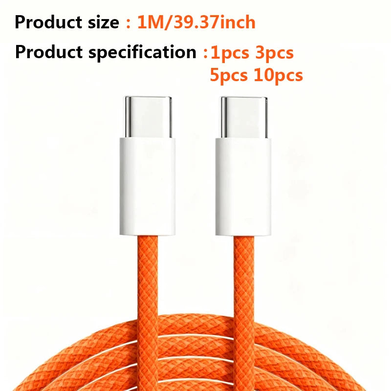 Fast Charging USB-C to iPhone Cable | 60W Type-C Cord Options