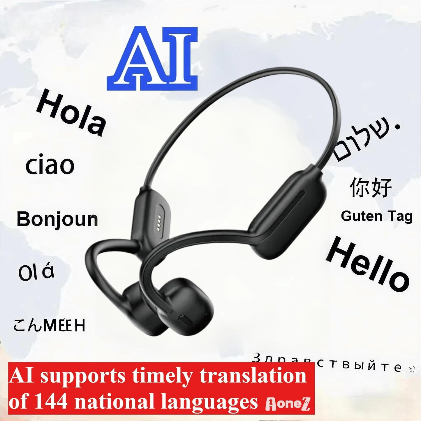 Bone Conduction Earphones | Waterproof Wireless Bluetooth Headset