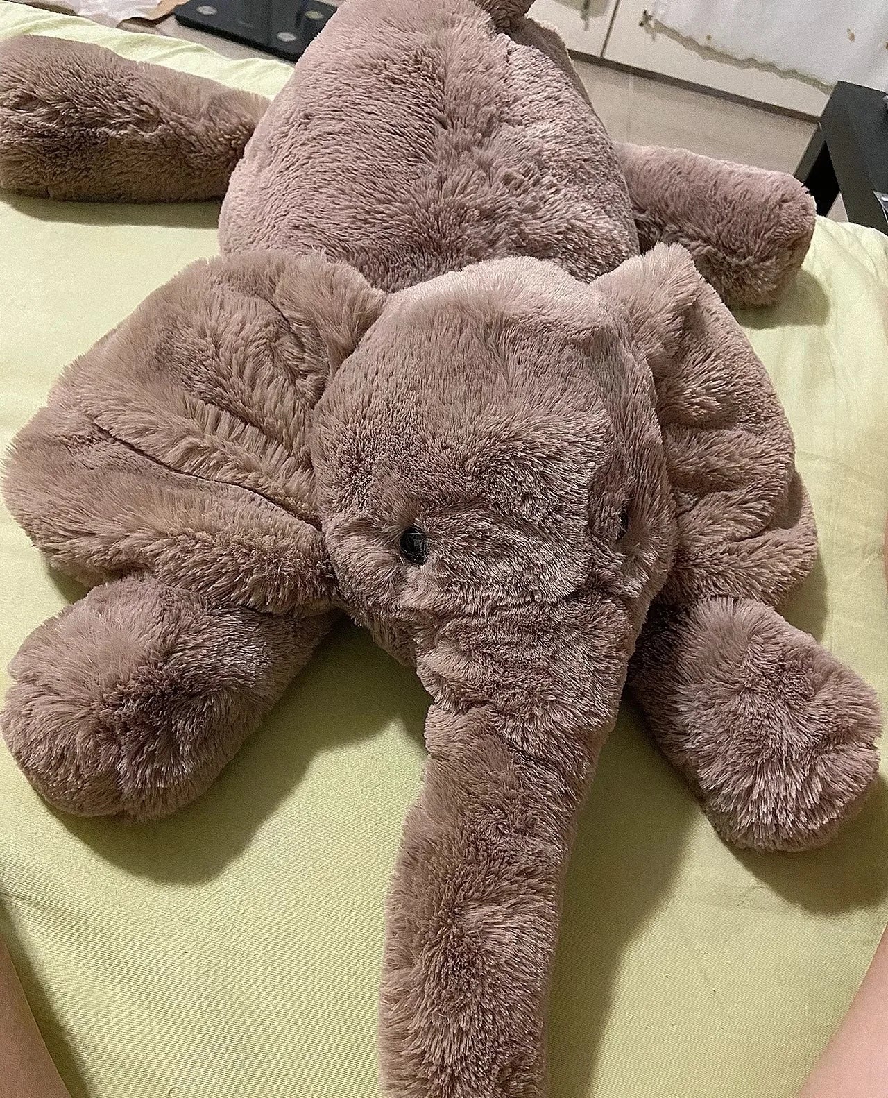 Cute Smudge Elephant Plush Toy | Soft Sleep Companion Doll