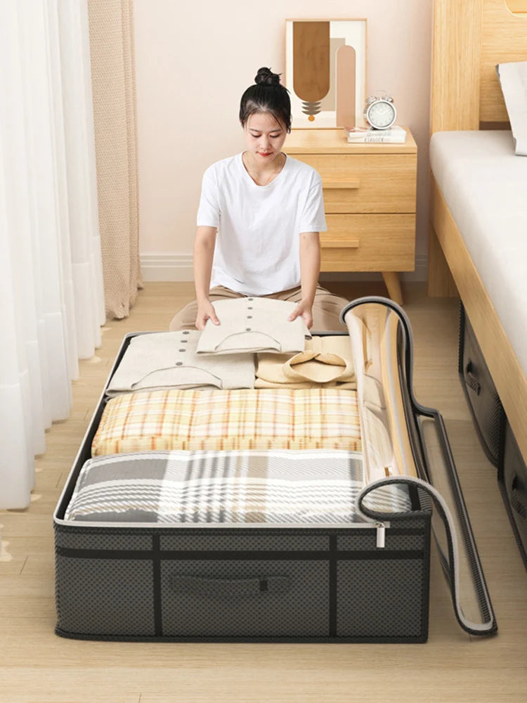 Large Foldable Under Bed Clothes Storage Bag | Organize Your Space