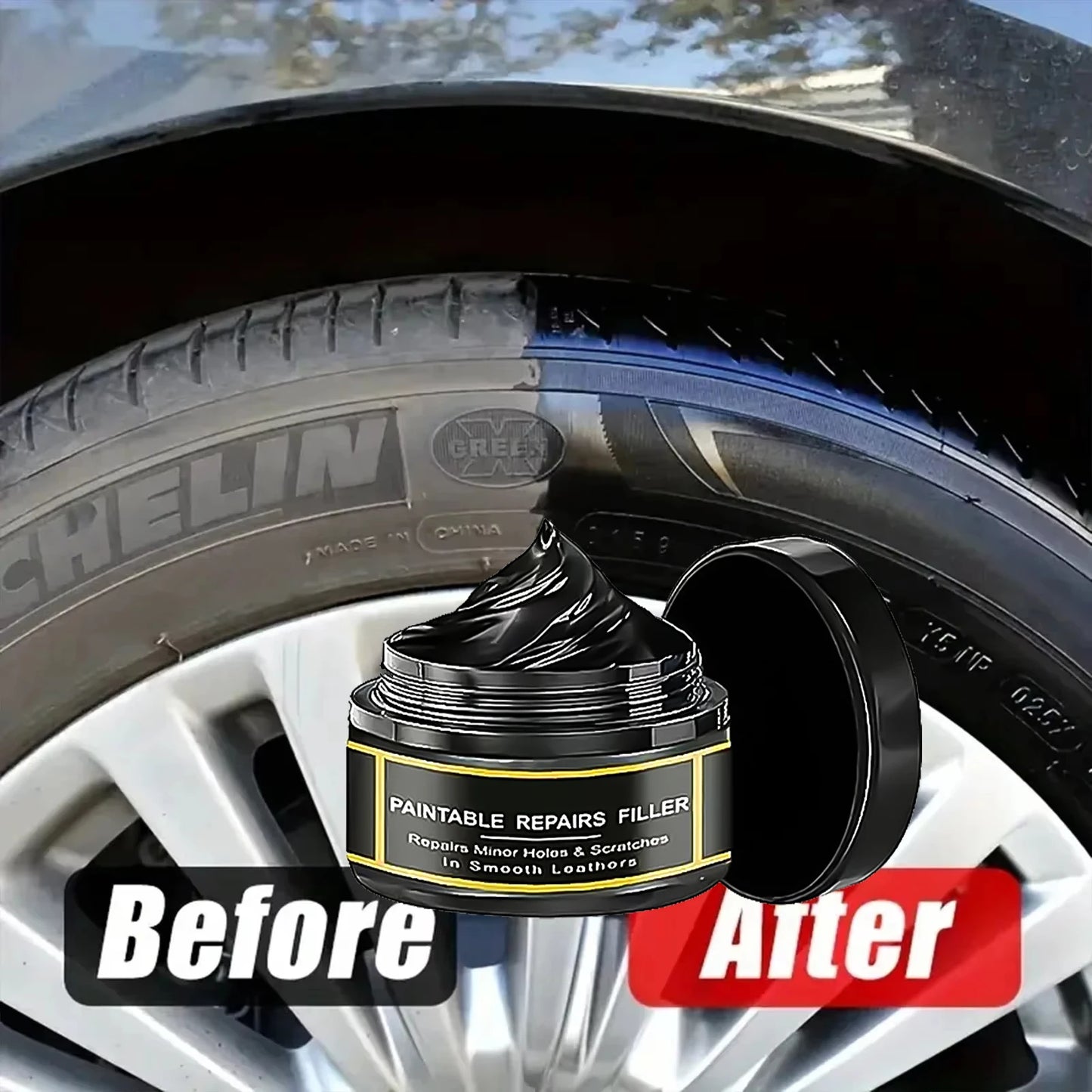 Car Interior Plastic Leather Scratch Repair Paste | Anti-Aging Solution