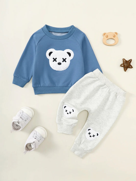 Conjunto de retales de osito de peluche | Lindo atuendo para bebé para cada ocasión