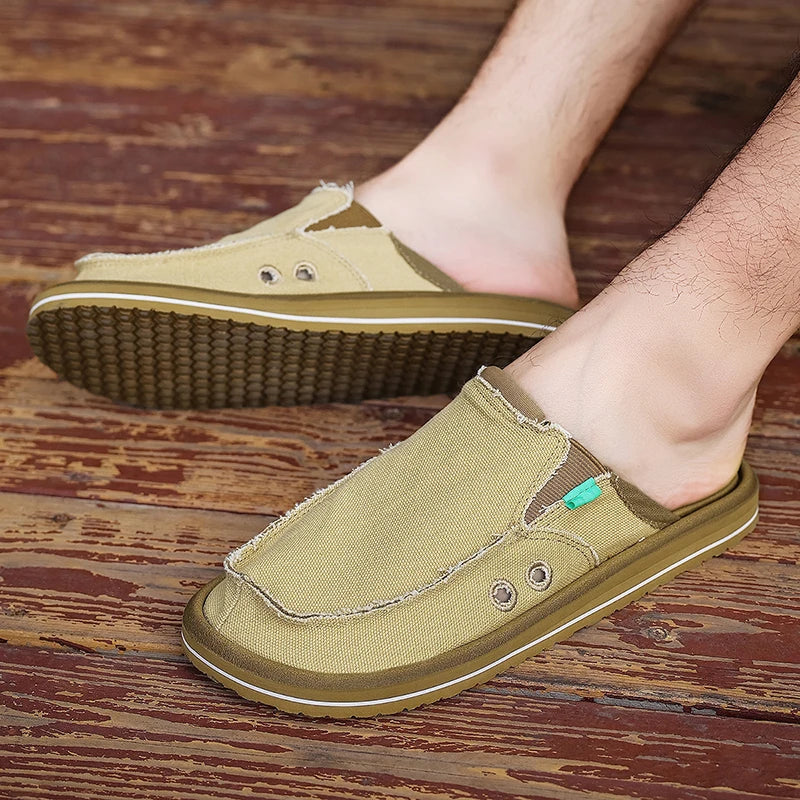Men's Outdoor Summer Slippers | Breathable Slip-On Sandals