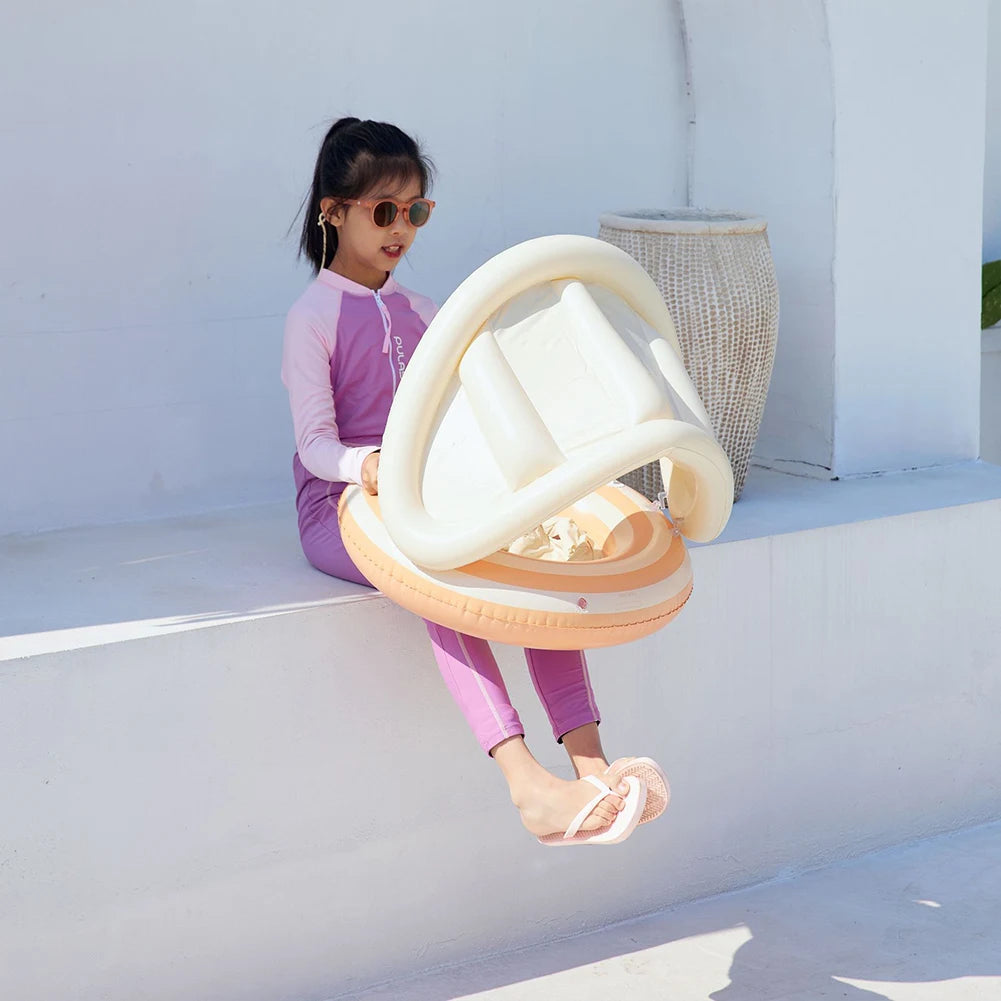 Inflatable Pool Float for Kids | Baby Swim Seat Ring for Water Fun