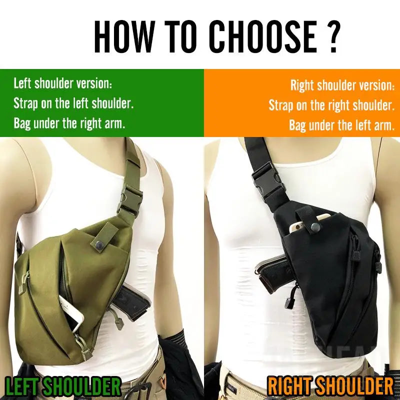 Multifunctional Concealed Tactical Storage Gun Bag | Anti-Theft Design
