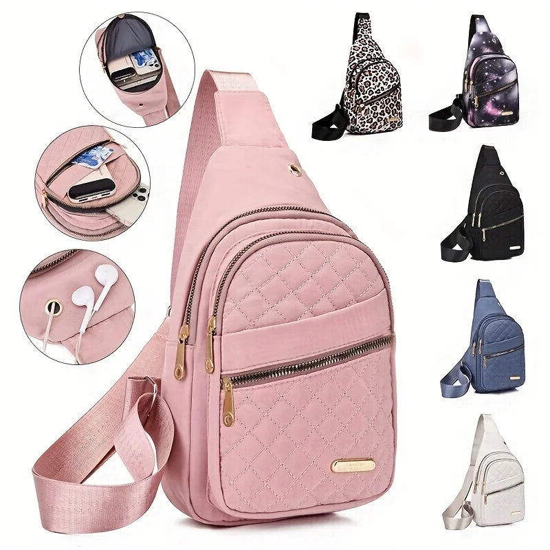 Lightweight Quilted Crossbody Bag | Stylish Sling Purse for Women