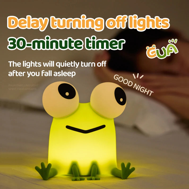 Lámpara de Mesa LED de Animales Kawaii | Luz Nocturna Divertida y Segura para Niños