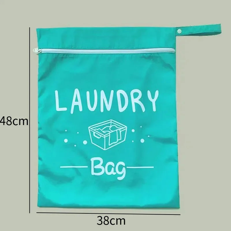 Waterproof Reusable Laundry Bags with Zip | Perfect for Travel & Fitness