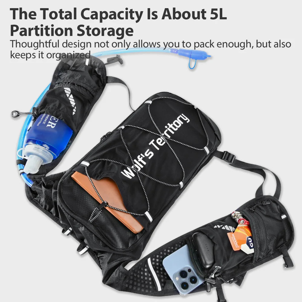 Ultralight Outdoor Trail Running Hydration Vest Backpack