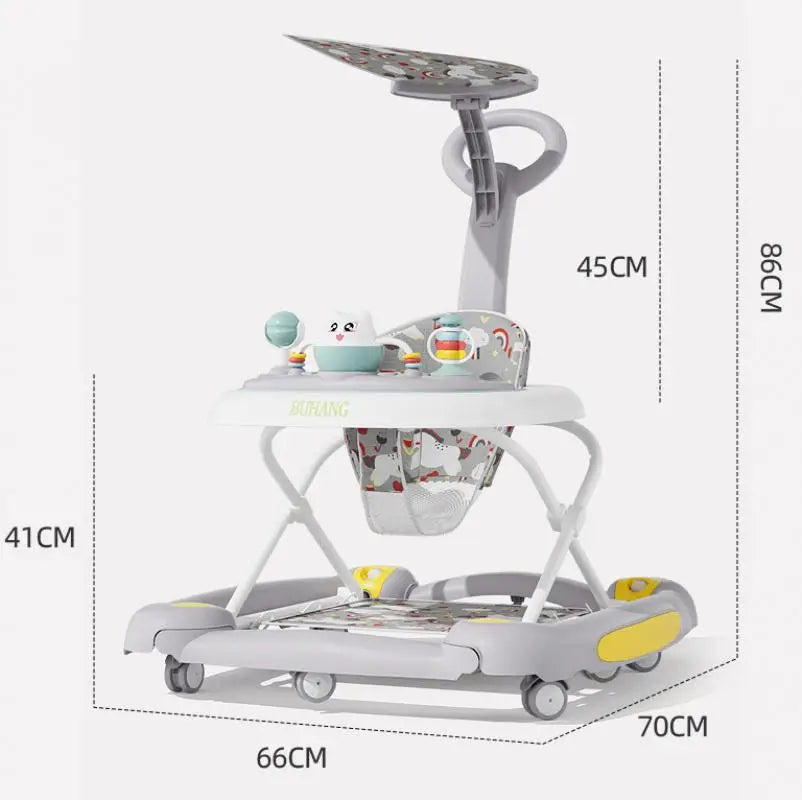 Multi-Functional Baby Walker with Awning | Safe & Fun Mobility