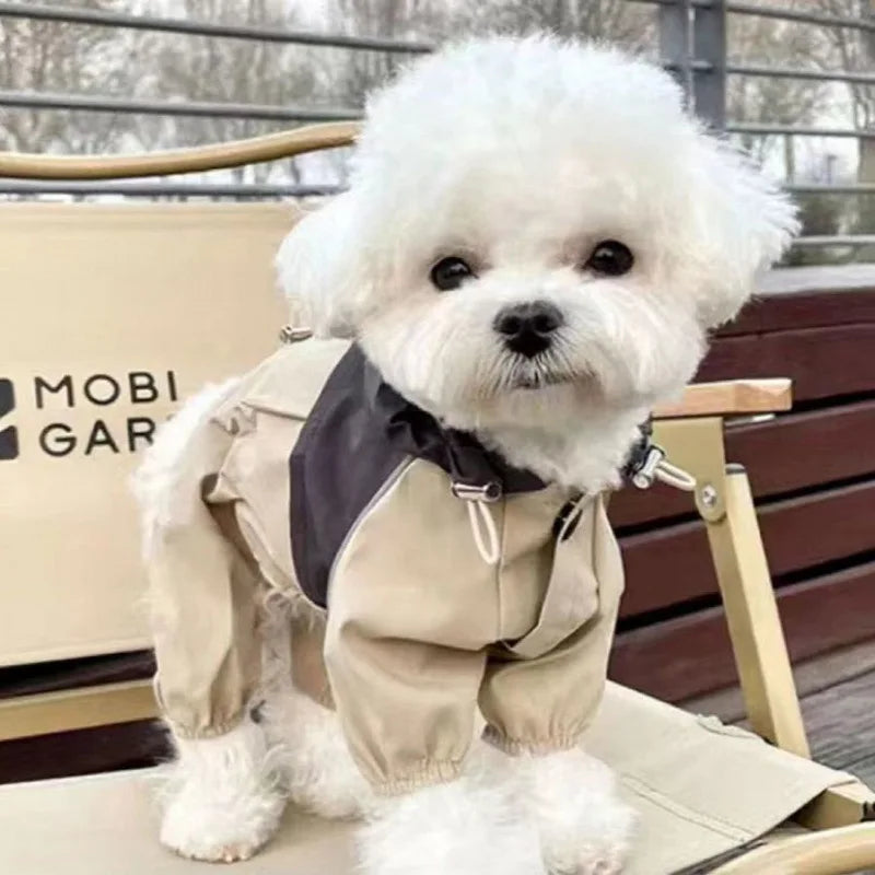 Waterproof Pet Raincoat for Dogs & Cats | Windproof Work Jacket