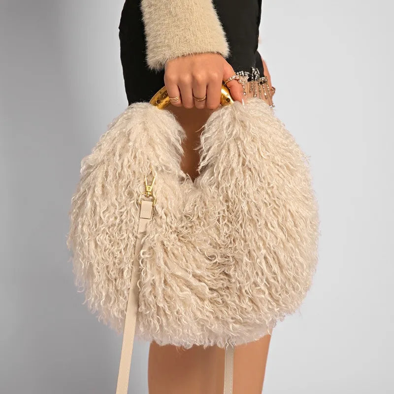 Bolso de hombro de piel sintética para mujer | Elegante bolso de playa para toda ocasión
