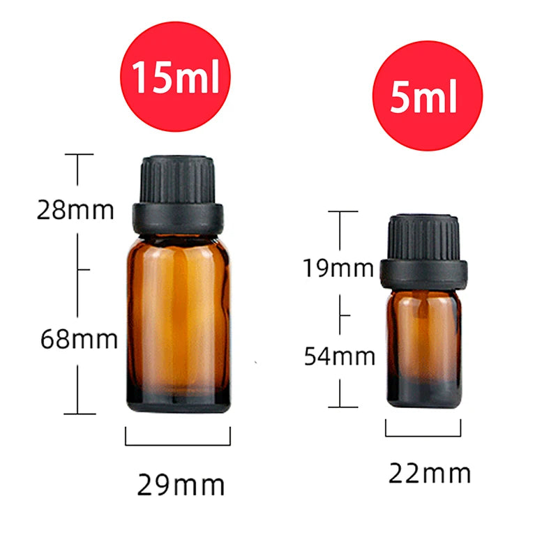 Mini Leakproof Essential Oil Inhaler Bottle | Portable Aromatherapy Dispenser