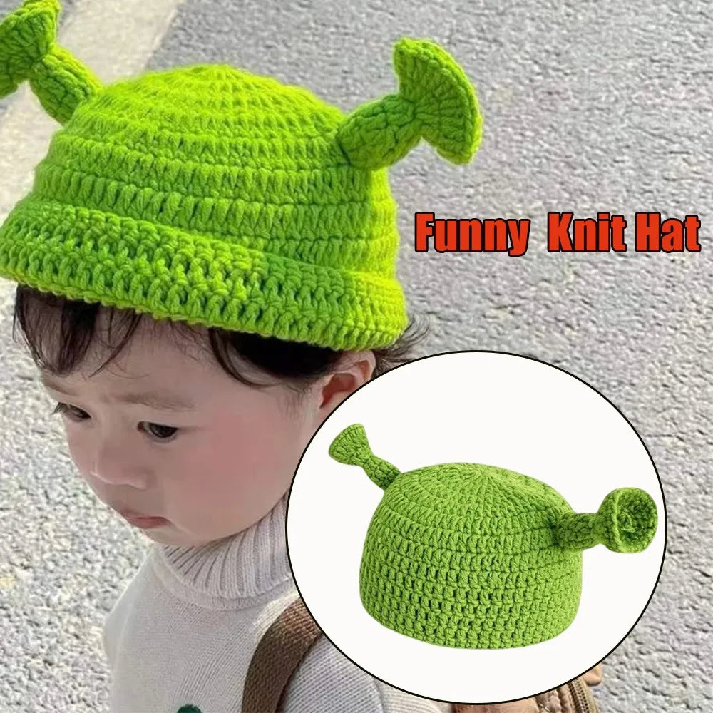 Unisex Funny Shrek Monster Balaclava | Cozy Winter Face Mask