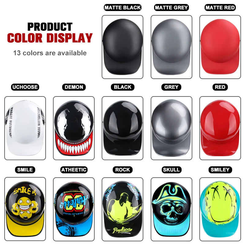 Innovative Baseball Cap Helmet for Off-road Adventures