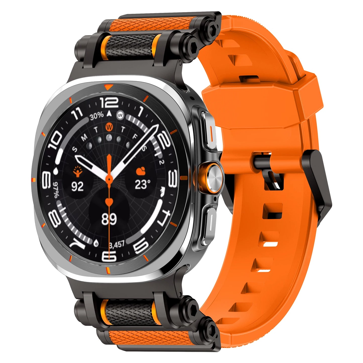 Luxury Silicone Sport Band for Galaxy Watch Ultra 47mm | No Gaps Design
