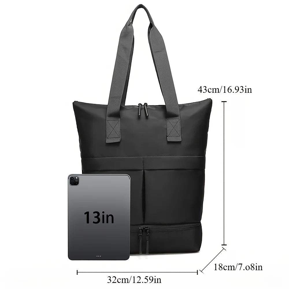 Large Capacity Men's Tote Bag | Versatile Casual Backpack Handbag