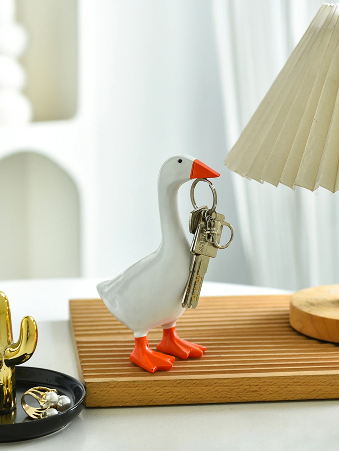 Magnetic Goose Keychain | Unique Home & Office Decoration