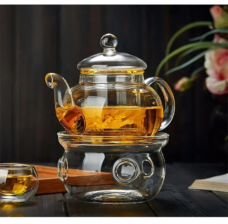 1000ML Heat Resistant Glass Tea Pot with Infuser | Elegant Tea Brewing