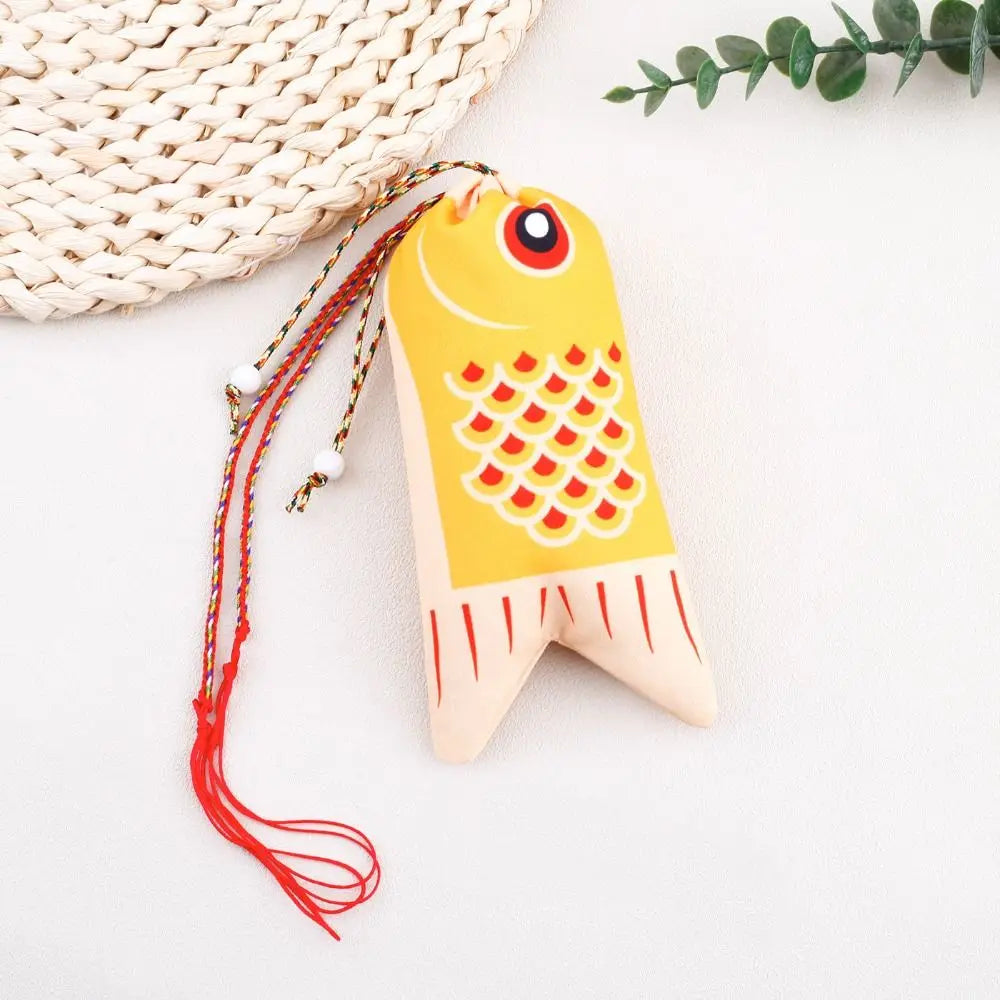 Koi Carp Blessing Bag | Japanese Style Ethnic Jewelry Pouch