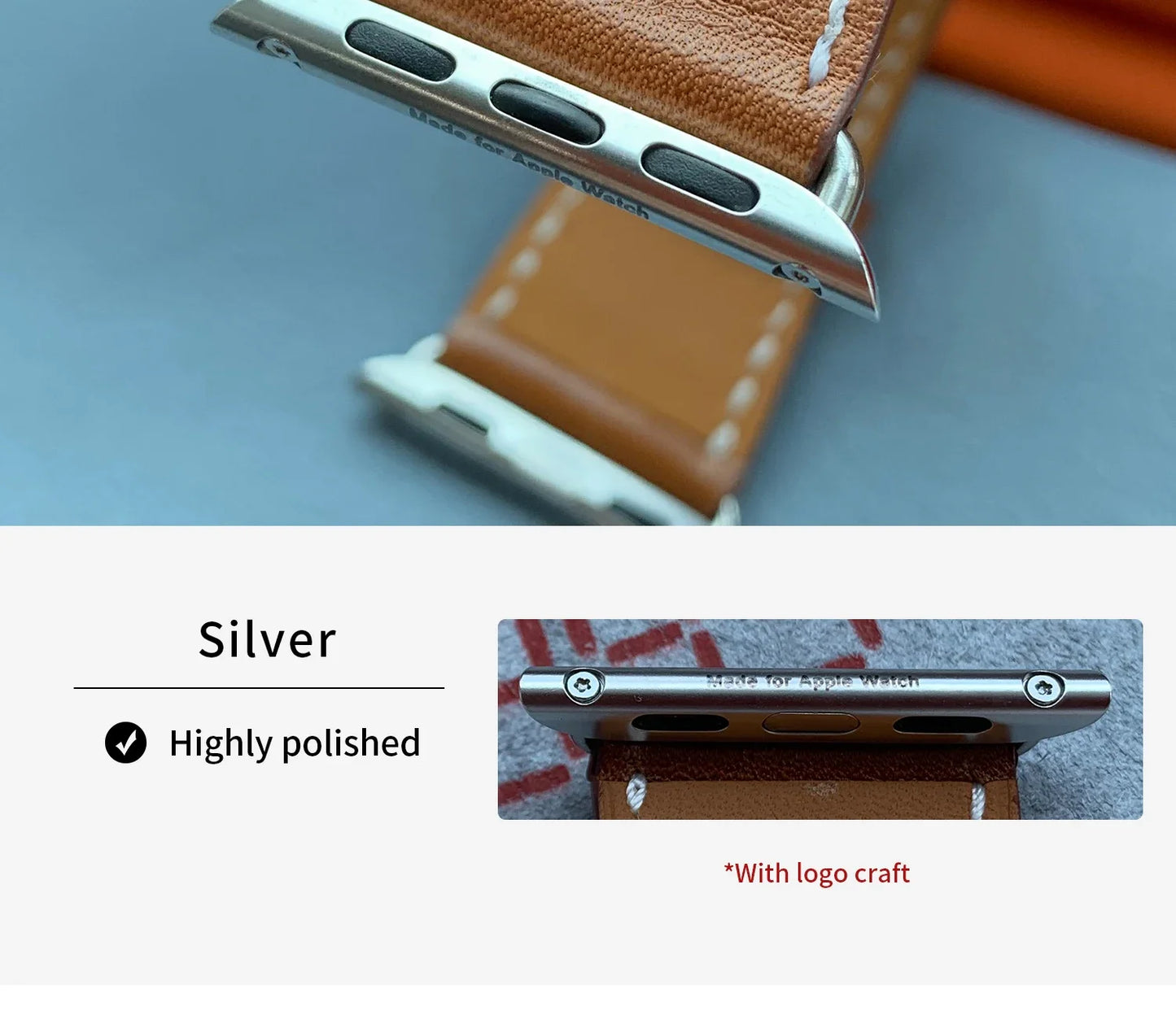 High Quality Genuine Leather Watch Band | Deployment Buckle Strap