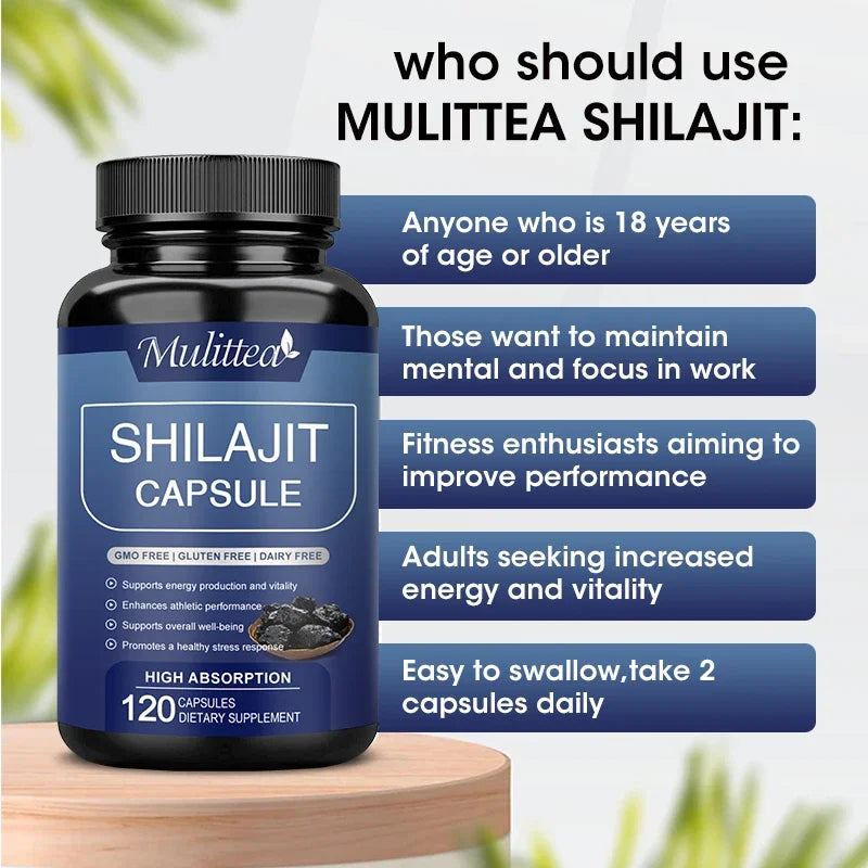 Natural Shilajit with 85+ Trace Minerals | Boost Immunity & Focus