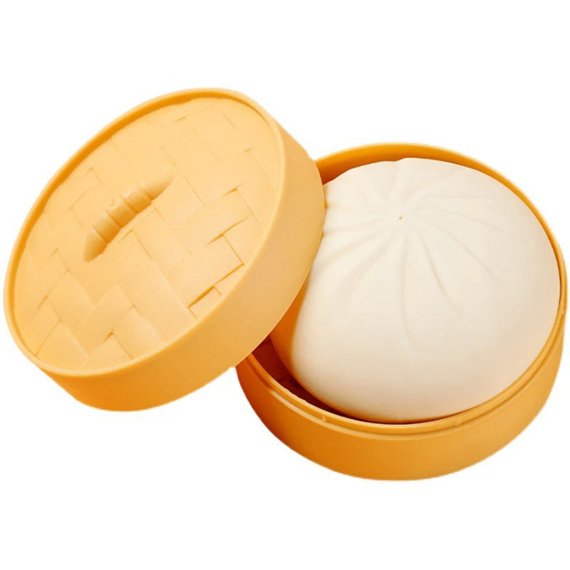 Giant Dumpling Squeeze Toys Anxiety Relief Fidget Toy Simulation Food Steamed Stuffed Bun Squeeze Decompression Dough Toy〔Nest〕