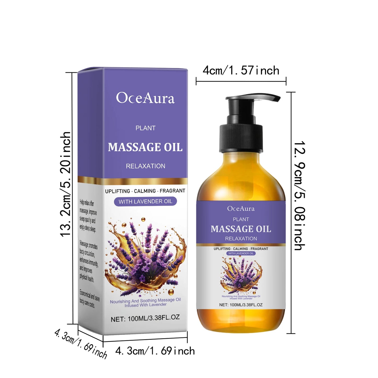 Lavender Aromatic Body Oil | Moisturizing & Relaxing Skin Care