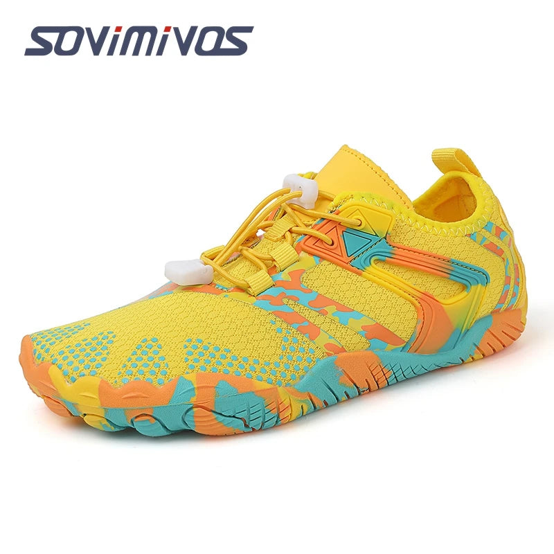 Unisex Swimming Water Shoes Men Barefoot Outdoor Beach Sandals Upstream Aqua Shoes Plus Size Nonslip River Sea Diving Sneakers