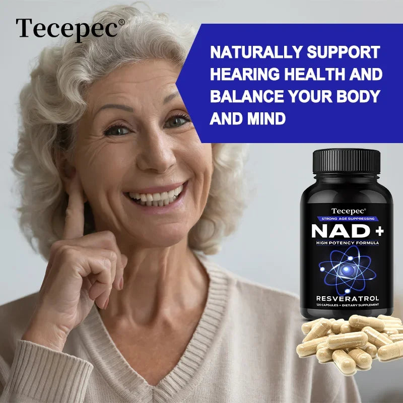 NAD+ Supplements with Quercetin & Resveratrol | Optimal Cell Health
