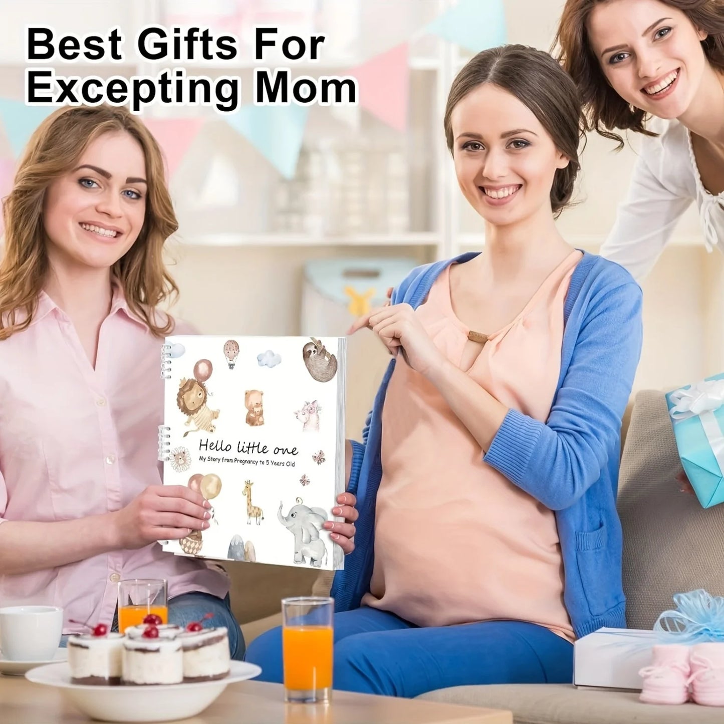 Pregnancy Journal & Baby Memory Book | Weekly Organizer for Moms
