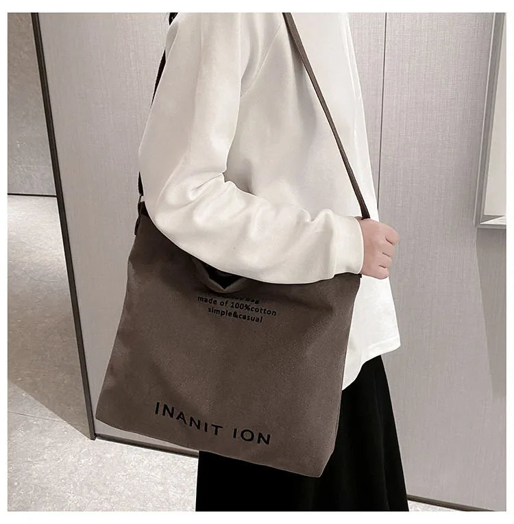 Trendy Urban Canvas Messenger Bags for Men & Women | Large Capacity
