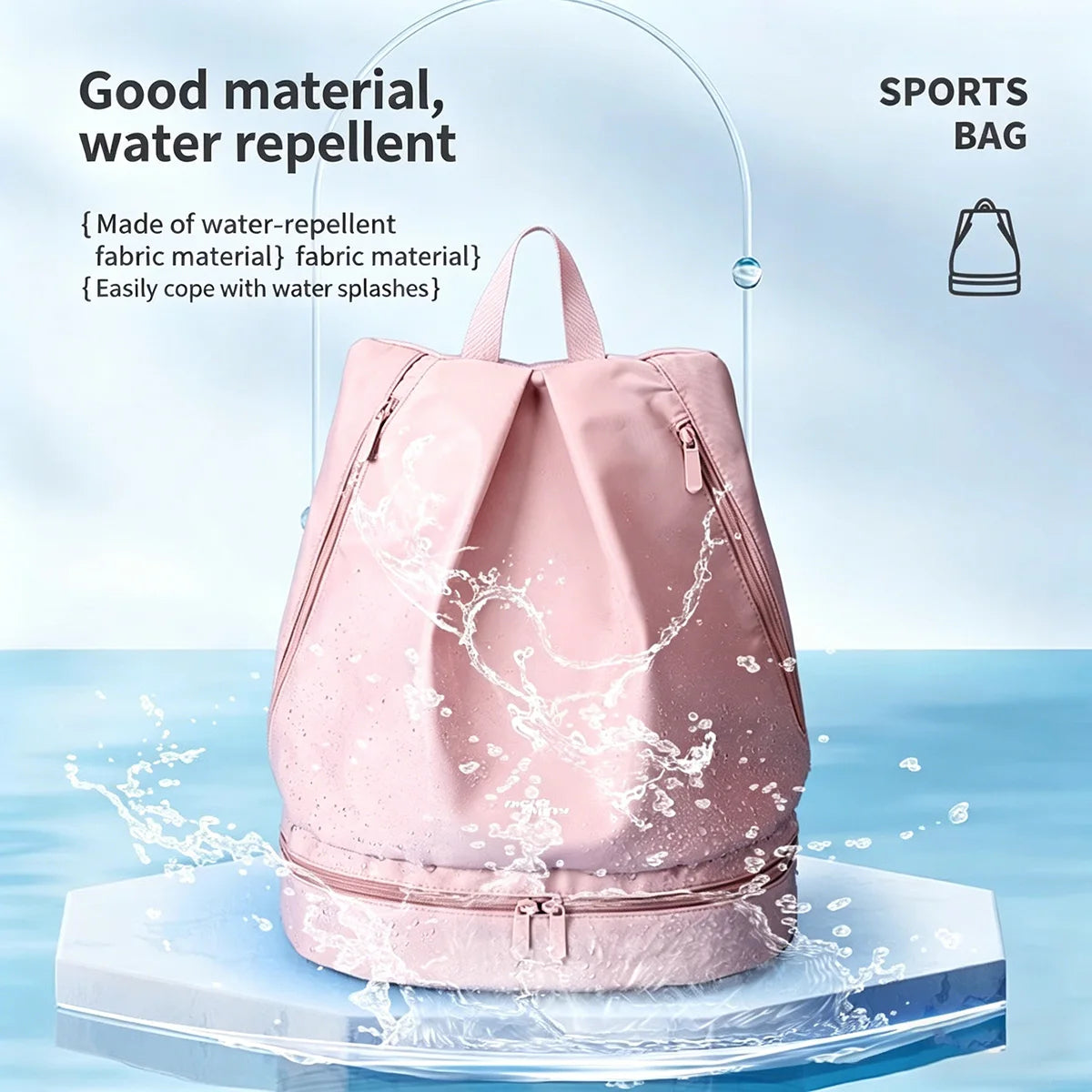 Waterproof Fitness Sports Backpack for Swimming Gear Storage