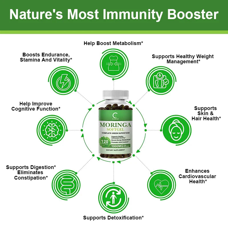 Premium Moringa Softgels | Enhance Energy & Joint Health