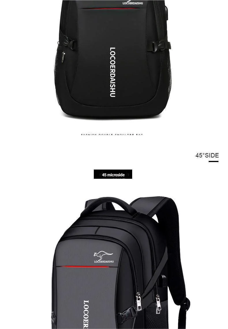 Large-Capacity Trendy Backpacks for School & Travel | Unisex